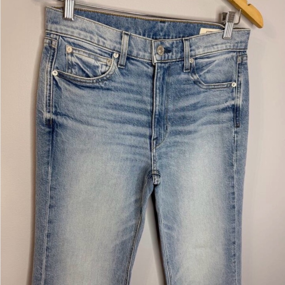 AYR the Roadie Jeans Women’s Relaxed Straight Leg Vintage Look Sz 27 - Picture 4 of 14